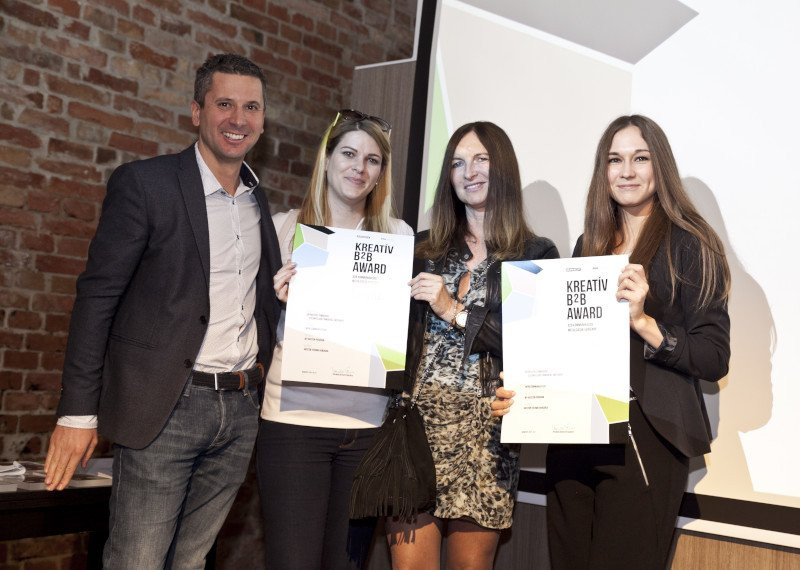 We won a bronze award in the Creative B2B Award competition